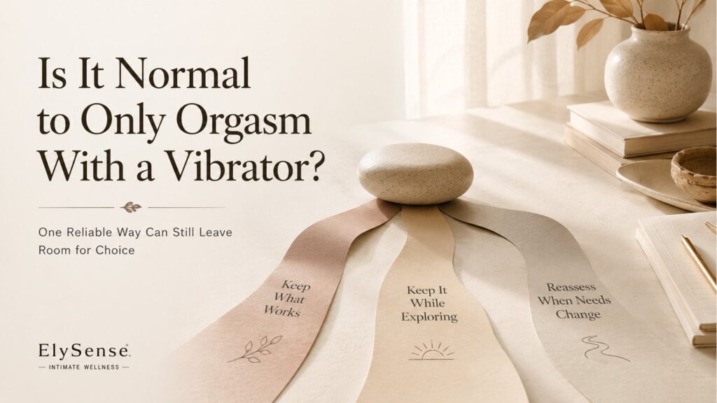 Is It Normal to Only Orgasm With a Vibrator?