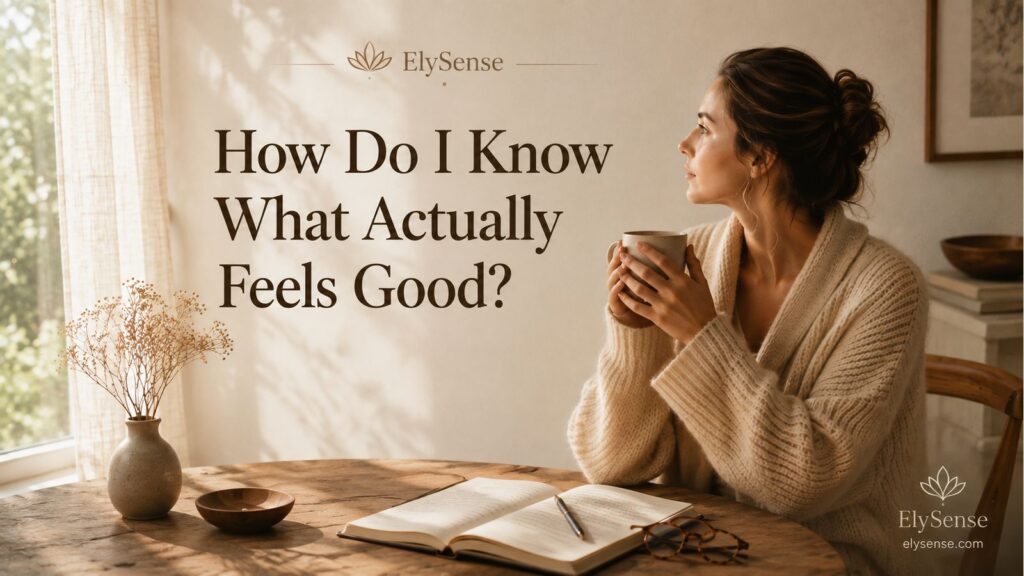 How Do I Know What Actually Feels Good?